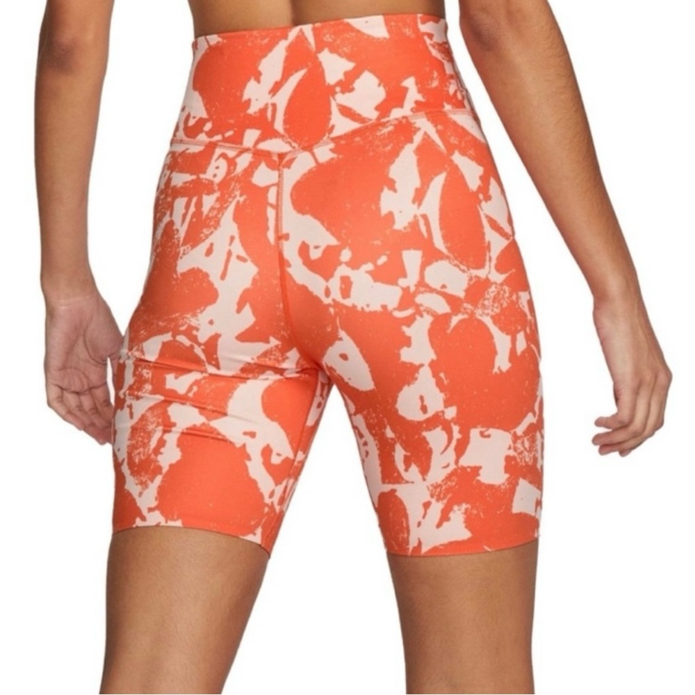☀️3/$20 Nike Women's Orange Bike Shorts - Picture 2 of 11